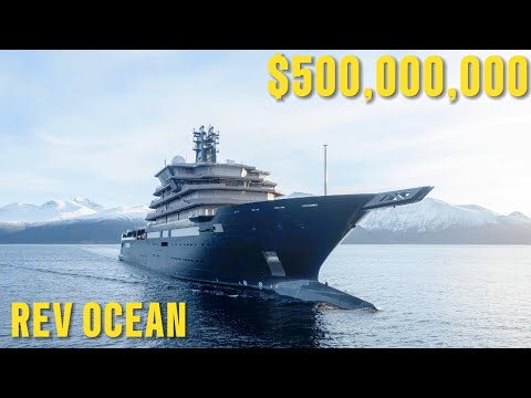 Видео: Внутри яхты REV Ocean стоимостью 500 000 000 долларов!