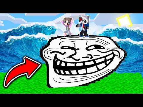 Видео: ДОМ ВНУТРИ ТРОЛЛФЕЙС ПРОТИВ ЦУНАМИ В МАЙНКРАФТ ФИЛЬМ SCP СИРЕНОГОЛОВЫЙ TROLLGE В MINECRAFT