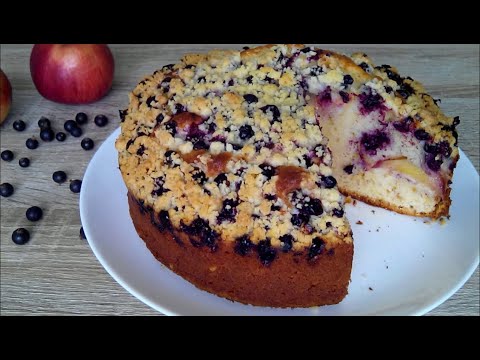 Видео: Очень экономный фруктово - ягодный ПИРОГ! Нежный, Сочный Пирог к Чаю!