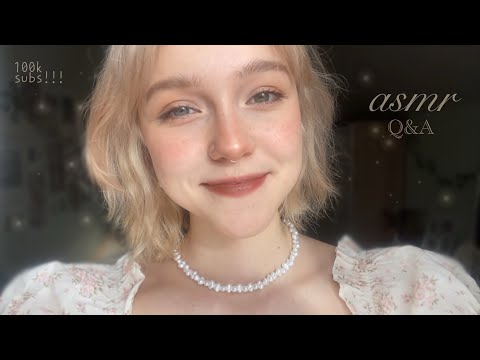 Видео: АСМР ~ вопрос-ответ на 100к✨🥹// болталка // шепот