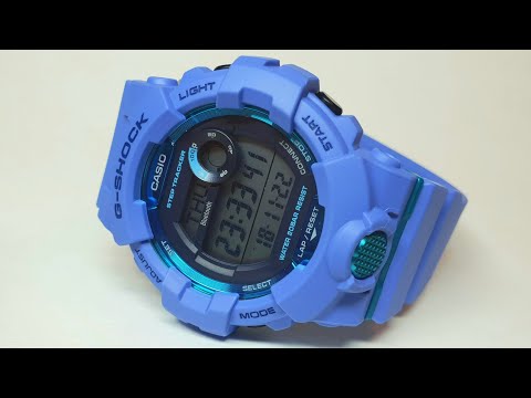 Видео: CASIO G-SHOCK GBD-800 с шагомером и Bluetooth