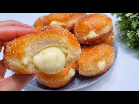 Видео: ПОНЧИКИ ДОНАТСЫ с Ванильным Заварным Кремом! Вкуснющие Берлинеры! Donuts with Vanilla Pastry Cream!