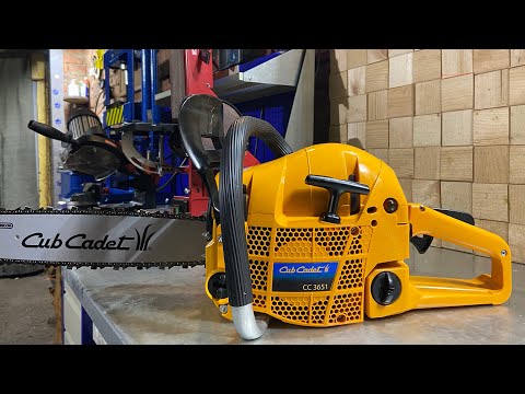 Видео: Cub Cadet CC 3651(SOLO 651). Бензопила продуманная до мелочей!