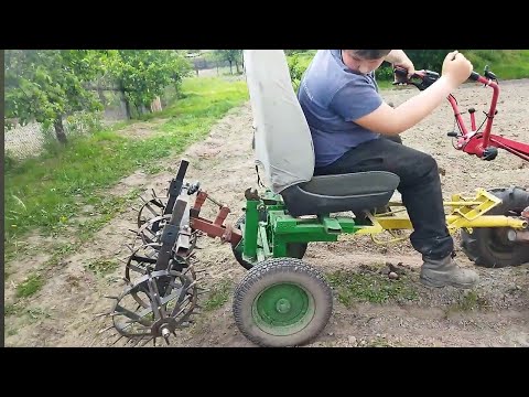 Видео: Ежи и мотоблок МТЗ лучший механический способ борьбы с сорняками