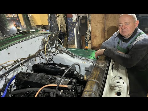 Видео: Зіл 131 двигун мерседес Ом 366 ( частина 9)