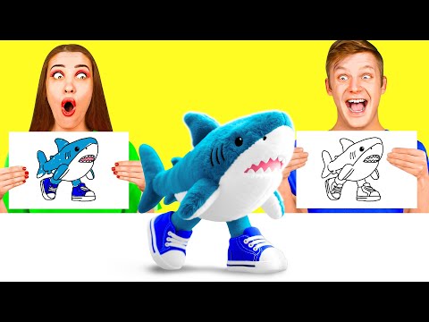 Видео: Кто Лучше Нарисует Предмет, Получит Его Челлендж | Забавные Лайфхаки с Едой от ChallengeTeen