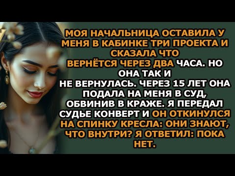 Видео: Моя начальница оставила на меня три проекта и больше не вернулась  Через 15 лет она подала в суд