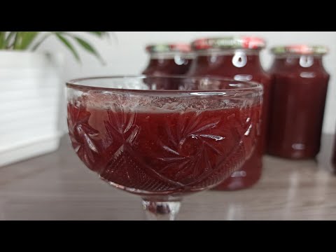 Видео: Кара өрүктөн жасалган джем// Джем из сливы