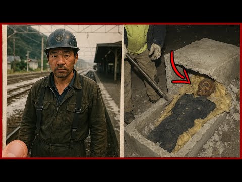 Видео: Рабочий исчез на Станции Хоккайдо. Через 30 лет его Тело нашли в Бетонной Опоре Перрона...