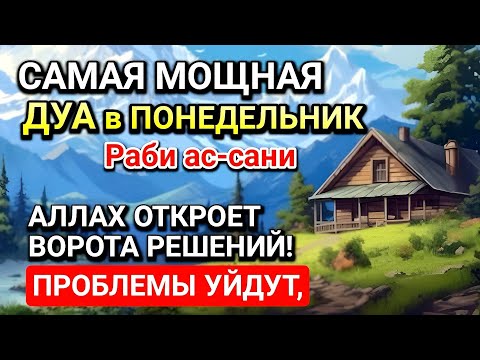 Видео: САМАЯ СИЛЬНАЯ ДУА в ПОНЕДЕЛЬНИК! РИЗК, БОГАТСТВО, УСПЕХ, СЧАСТЬЕ!