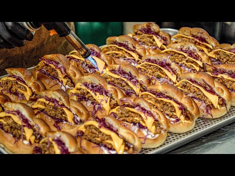 Видео: 60 видов бутербродов?! ограниченное количество каждое утро. Самое горячее кафе сэндвич-гуманов