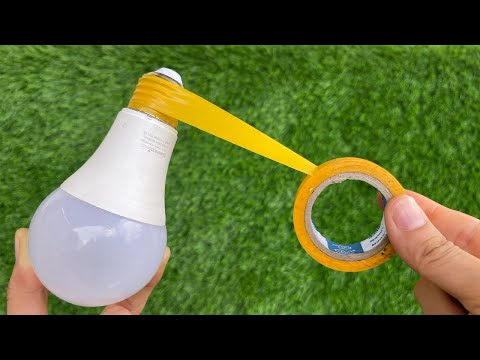 Видео: Обмотайте неработающую светодиодную лампочку изолентой и результат вас удивит!