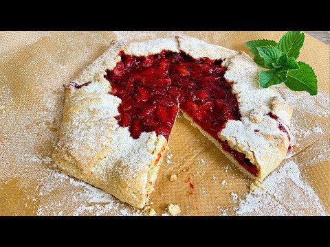 Видео: ПИРОГ С КЛУБНИКОЙ ГАЛЕТА Рецепты с клубникой ОТКРЫТЫЙ ПИРОГ