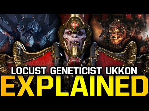Видео: UKKON Генетик Саранчи и его история (Gears of War Lore)