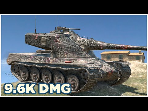 Видео: AMX 50 B • 9.6К УРОНА • 6 ФРАГОВ • WoT Blitz