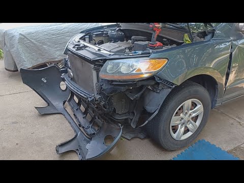 Видео: Снятие крыла Hyundai Santa Fe