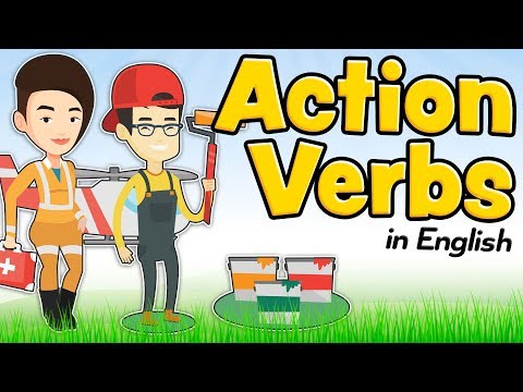Видео: Действие глаголов на английском языке для детей и начинающих (Action verbs)