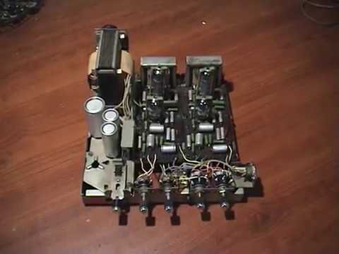 Видео: Ламповый стереоусилитель из радиол УРАЛ 110 или 111