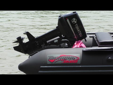Видео: Лодка ТАЙМЕНЬ NX 3600 NDND PRO/Мотор Tohatsu M 9.8 S 2T. Пенсионер купил кошерную ПВХ лодку.