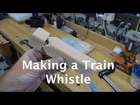 Видео: Изготовление паровозного свистка