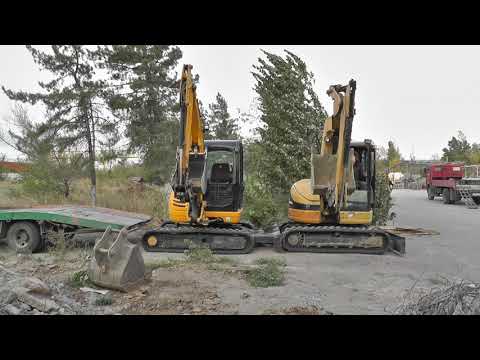 Видео: Наглядно, прямая стрела и стрела робот. Мини экскаватор. Mini Excavator.