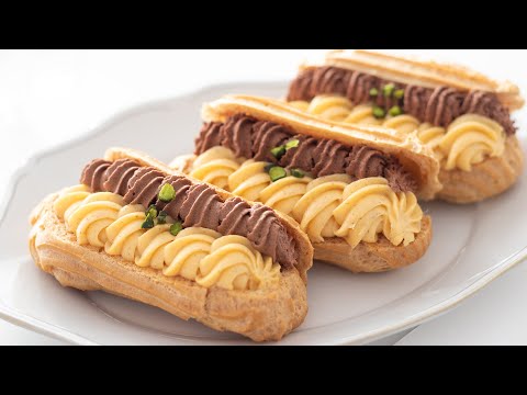 Видео: Эклер с ванилью и шоколадом ｜ HidaMari Cooking
