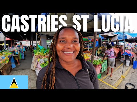 Видео: Прогулка по Кастри, Сент-Люсия | Мои первые впечатления