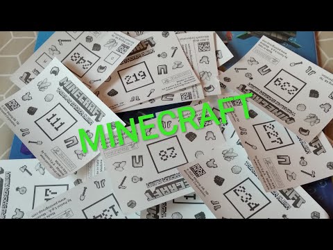 Видео: NEW Майнкрафт наклейки от PANINI #7