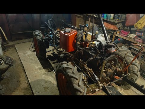 Видео: Мини трактор Прикарпатець. Щеплення..!