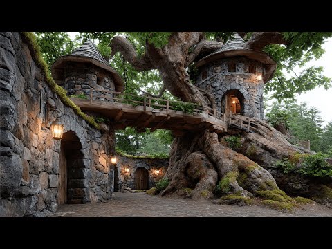 Видео: Каменный дом, выросший вокруг тысячелетнего дерева