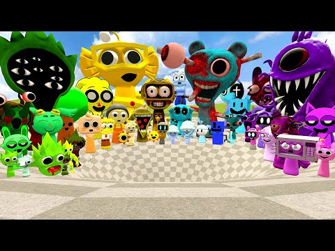 Видео: 🌀 ВОРОНКА КАКОЙ ЦВЕТ SPRUNKI СИЛЬНЕЕ? СПАРТАНСКИЙ УДАР в Gmod