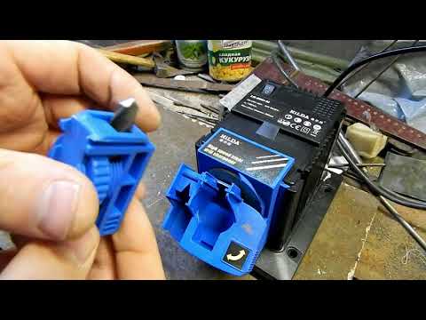 Видео: Электрический наждачный станок для сверл, ножей, ножниц и стамесок