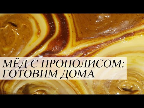 Видео: Готовим мёд с прополисом дома