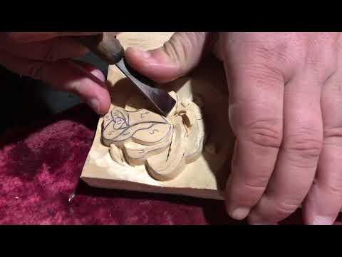 Видео: Резьба по дереву для всех.Рельеф  художественный орнамент.