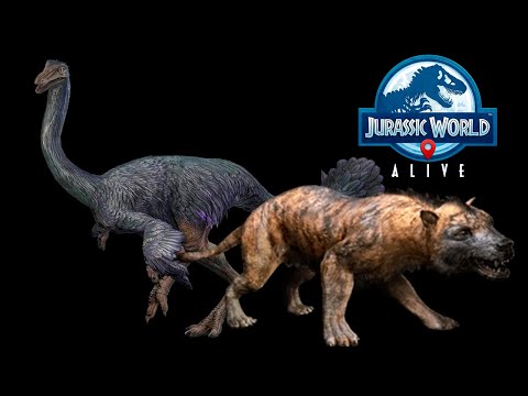 Видео: Струтиомим и Мегистотерий Jurassic World Alive Struthiomimus & Megistotherium