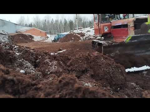Видео: Экспортный цех 🏭,планировка площадки и автопривоз торфа машинами с торфоразработок.