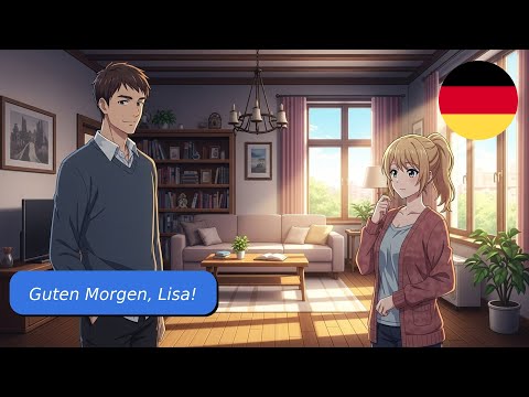 Видео: 10 простых диалогов на немецком языке A1 A2 В гостиной