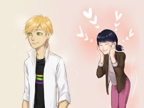 Видео: ЛедиБаг - Адриан, Маринетт и Кот Нуар " Ты любишь его..."