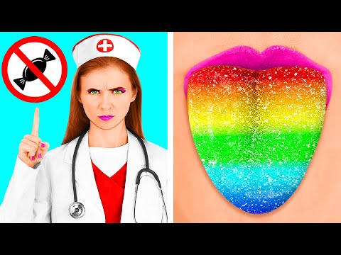 Видео: Как Пронести Еду В Больницу | Крутые идеи от PaRaRa Challenge