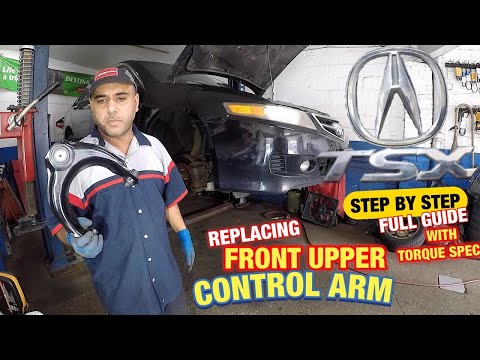 Видео: Как заменить верхний рычаг подвески на Acura TSX 2003–2007 годов выпуска и новее