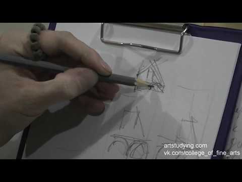 Видео: Декоративная композиция. СПБ. март 18.  4 часть