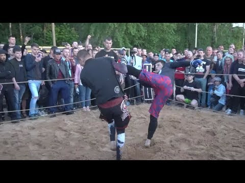 Видео: ПУЛЕМЁТЧИК  против профика ММА !!!! Зверский бой !!!
