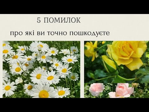 Видео: 5 помилок які варто уникати при створенні #саду  Моя особиста підбірка. Прогулянка #літо2025