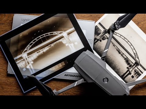 Видео: Создание цифровых негативов: изображения с дронов в фотолаборатории и литографическая печать