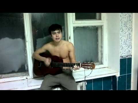 Видео: Армейская "Я прошу: не надо плакать" На гитаре ("Ветер гонит злые тучи...")