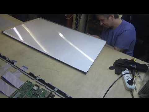 Видео: UE43NU7100 замена подсветки