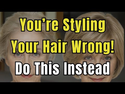 Видео: Перестаньте неправильно укладывать тонкие волосы после 60 — попробуйте вместо этого метод Glow