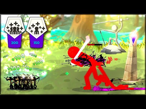 Видео: АРМИЯ ОБЫЧНЫХ ЛУЧНИКОВ + МАКСИМАЛЬНЫЙ ХИЛЛ ! ИСПОЛЬЗОВАЛ МАКСИМАЛЬНЫЕ НАВЫКИ ХИЛЛЕРА – Stick War 3