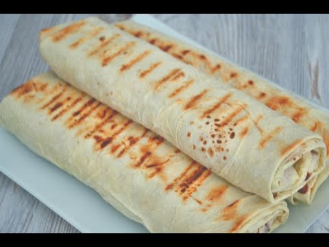 Видео: Шаурма в домашних условиях с курицей - очень вкусно! Самый лучший рецепт шаурмы!