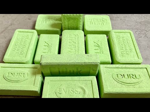 Видео: Painted soap ASMR Резка крашенного мыла АСМР мыло Хруст мыла